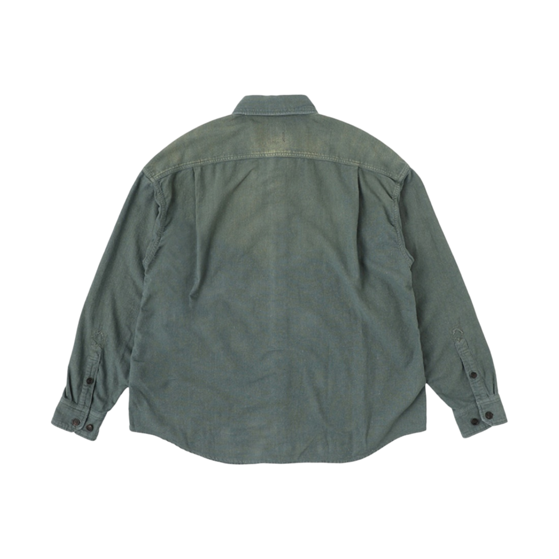 비즈빔 럼버 롱슬리브 크래쉬 그린 - 23SS(Visvim Lumber L/S Crash Green - 23SS) - 2