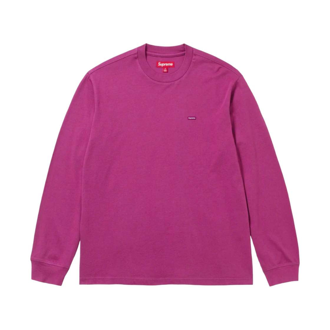 슈프림 스몰 박스 롱슬리브 티셔츠 브라이트 퍼플 - 23FW(Supreme Small Box L/S T-Shirt Bright Purple - 23FW) - 1