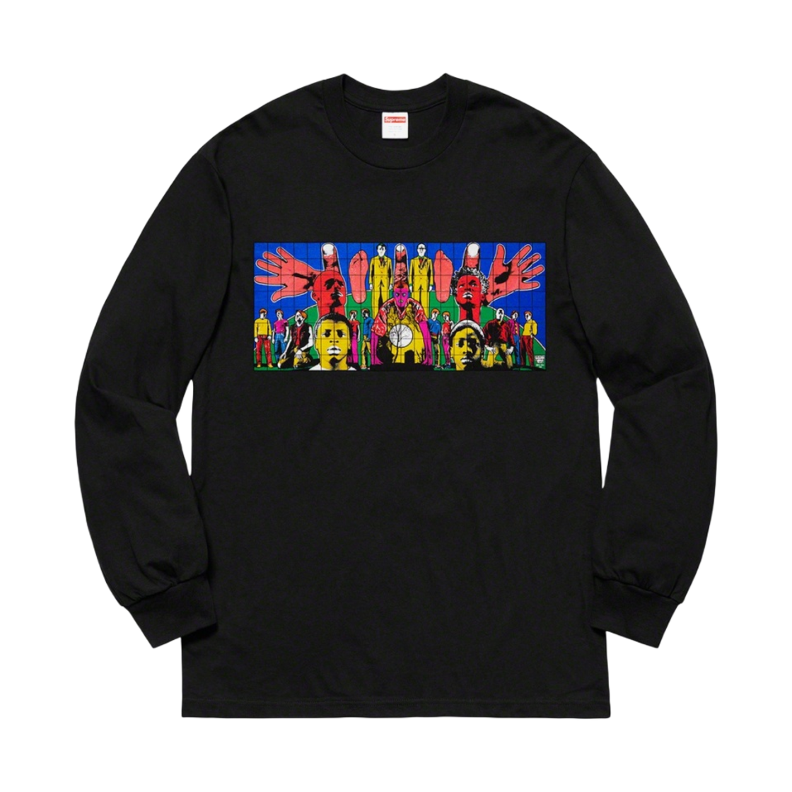 슈프림 길버트 & 조지 데스 애프터 라이프 롱슬리브 티셔츠 블랙 - 19SS