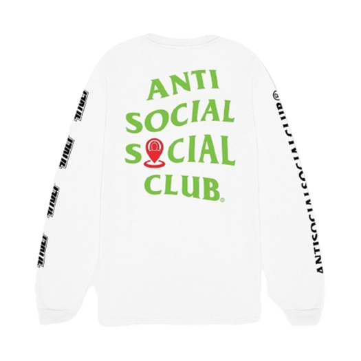 TI24C0400432 Anti Social Social Club ASSC x KASINA Radio Signal L/S Tee White