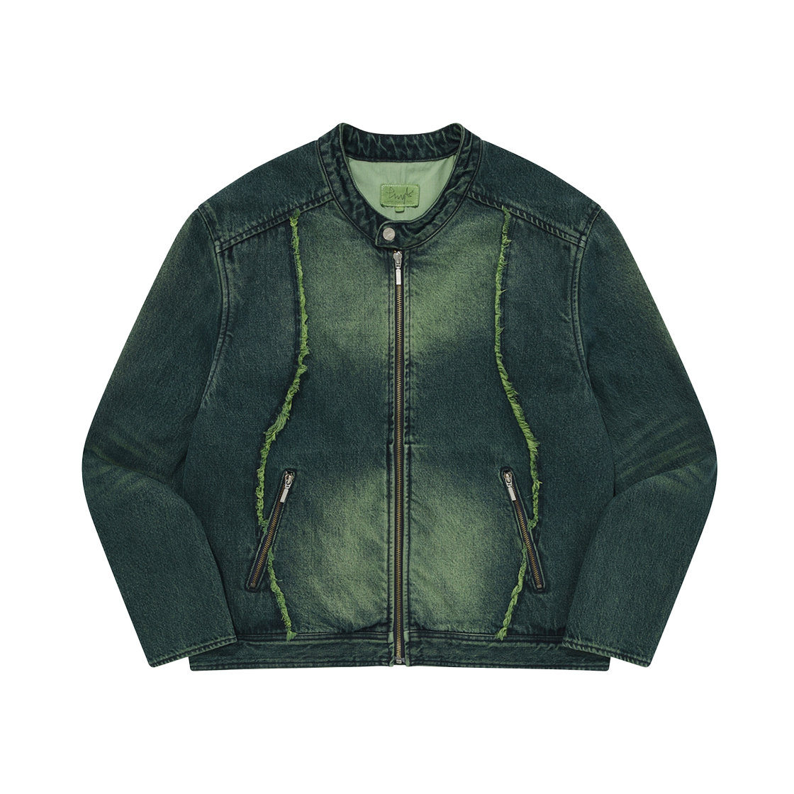 PES1JK393AIM Phyps Dept Denim Cut Racer Jacket Indigo