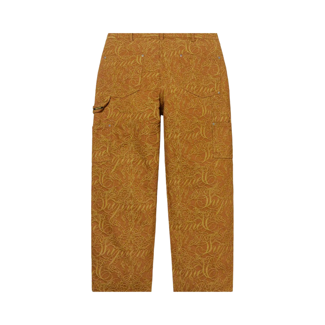 슈프림 스크립트 자카드 더블 니 데님 페인터 팬츠 브라운 - 22FW(Supreme Script Jacquard Double Knee Denim Painter Pants Brown - 22FW) - 2