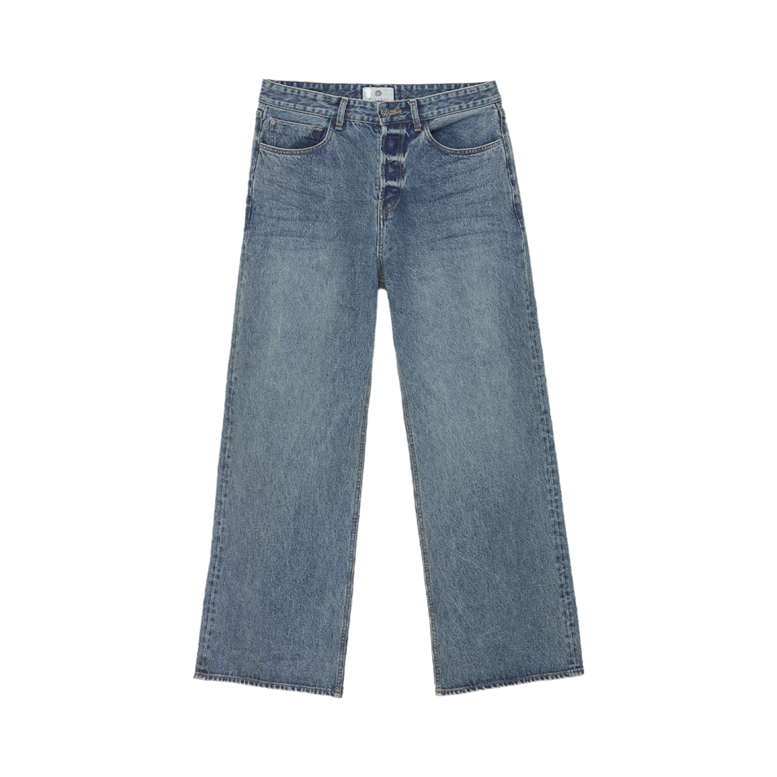 24FWDE01TB Woodman Essential Wide Denim Tin Blue