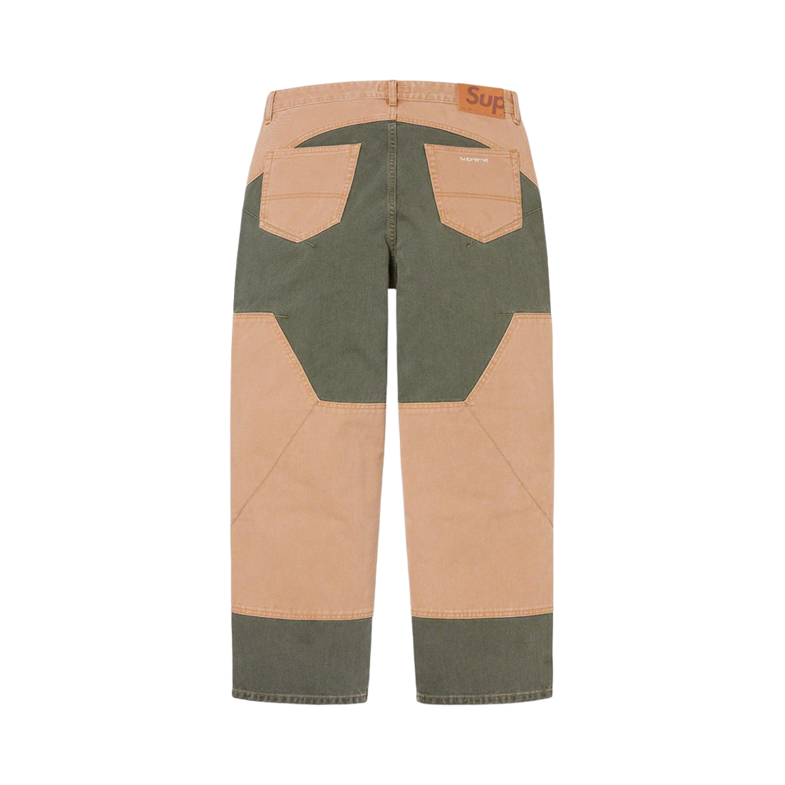 슈프림 투톤 패널드 진 브라운 - 22FW(Supreme 2-Tone Paneled Jean Brown - 22FW) - 2