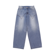 Nos Couleurs Destroyed Rivet Denim Pants Indigo