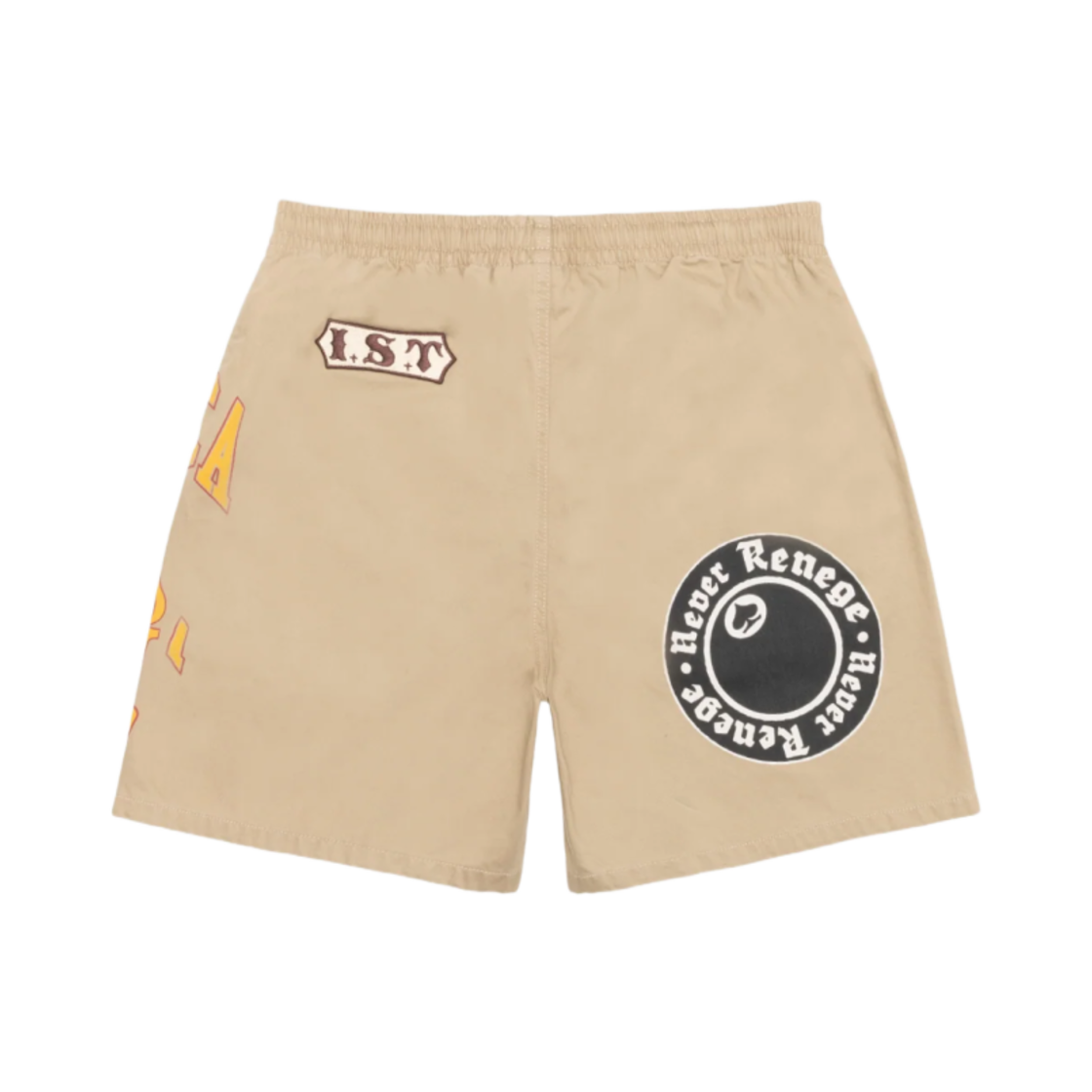 312025 Stussy x Denim Tears Gym Shorts Khaki - #2