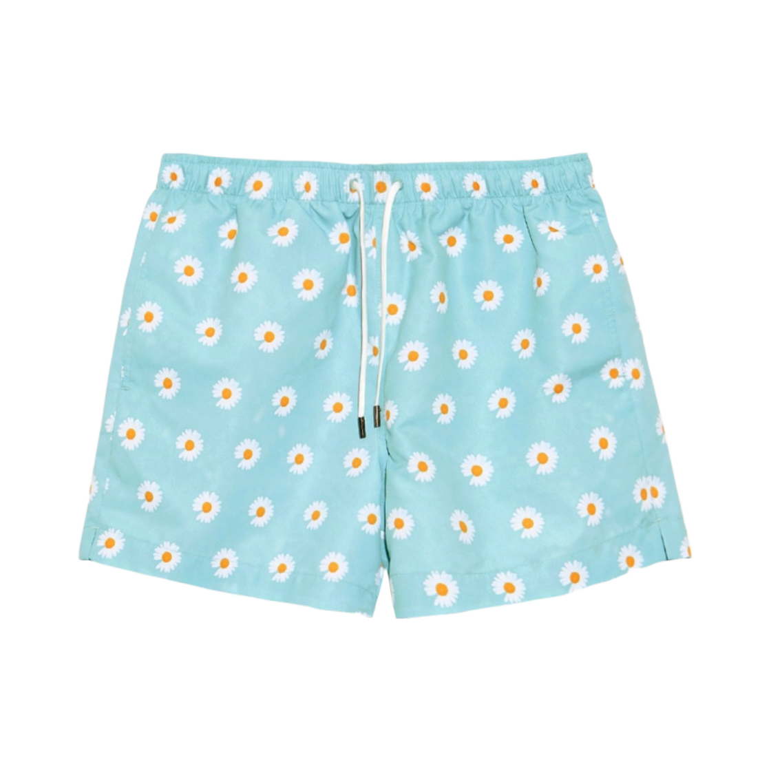 PMOPT015SB Peaceminusone Daisy Allover Shorts #1 Sky Blue