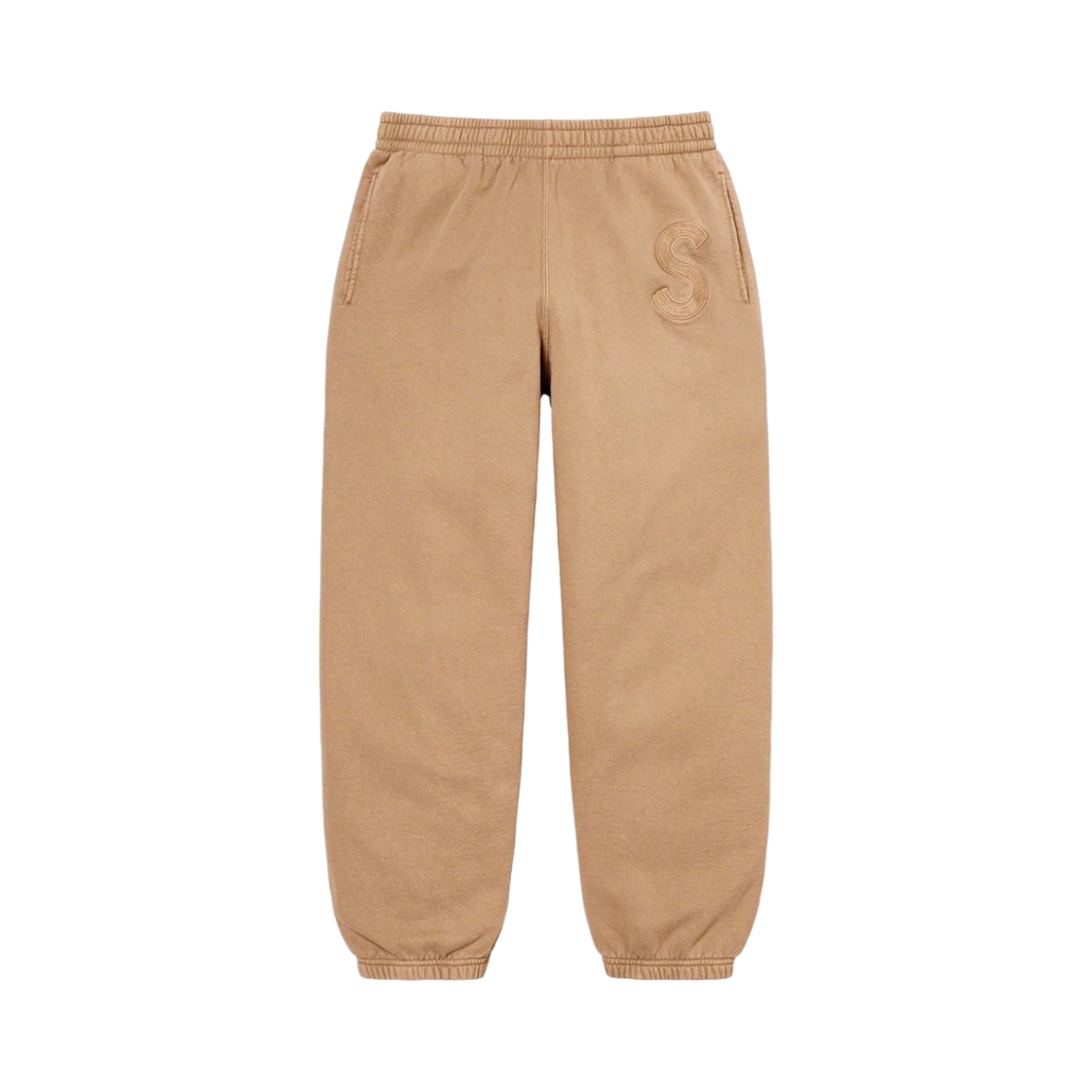 슈프림 오버다이드 S 로고 스웨트팬츠 탄 - 23SS(Supreme Overdyed S Logo Sweatpants Tan - 23SS) - 1