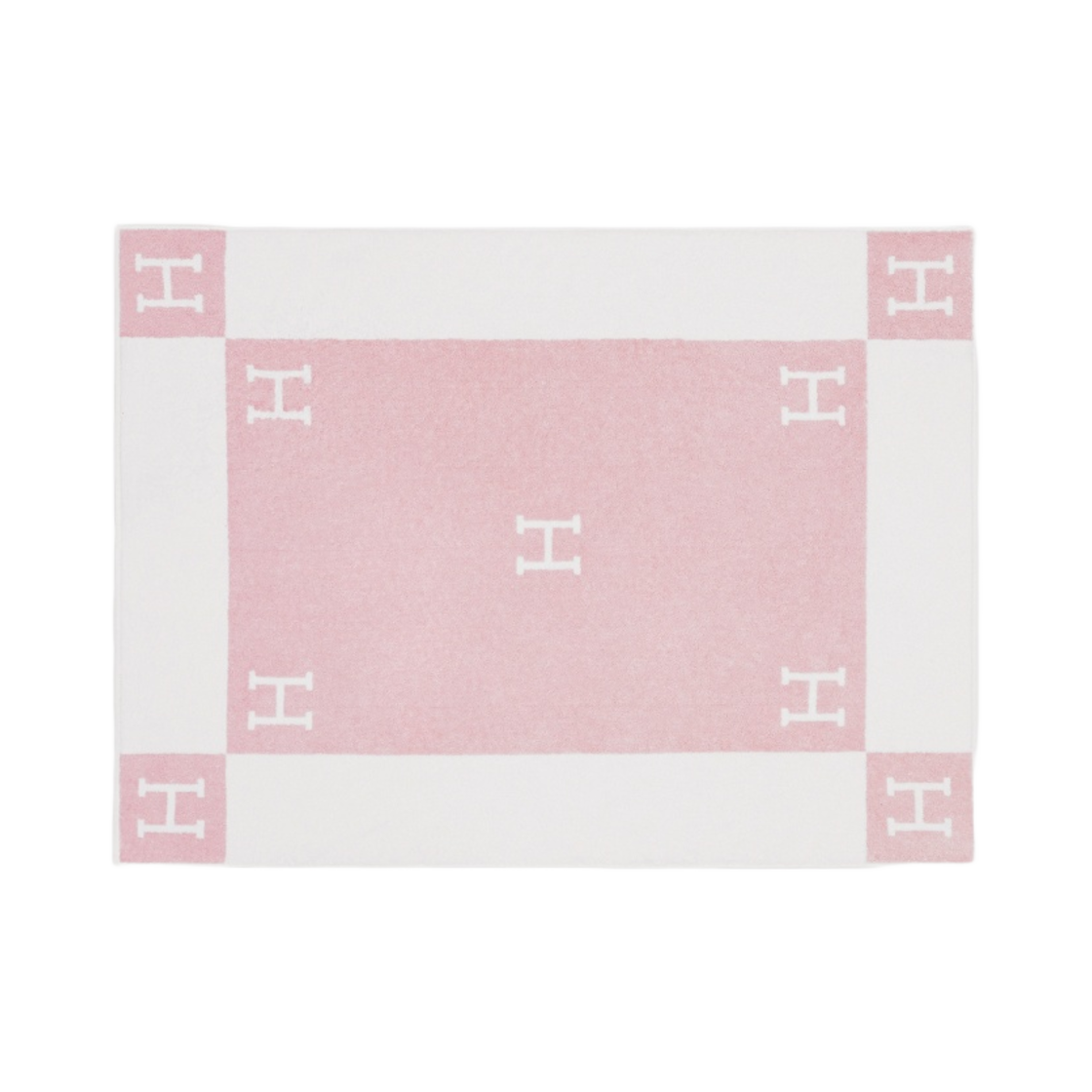 H102196M02 Hermes Avalon Bath Towel Rose Lilas