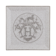 Hermes Mosaique Au 24 Square Plate No.5 Platinum