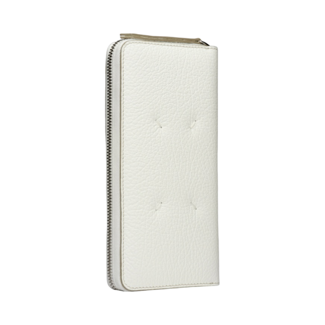 메종 마르지엘라 포 스티치 집어라운드 지갑 화이트(Maison Margiela Four Stitches Zip-Around Wallet White) - 1