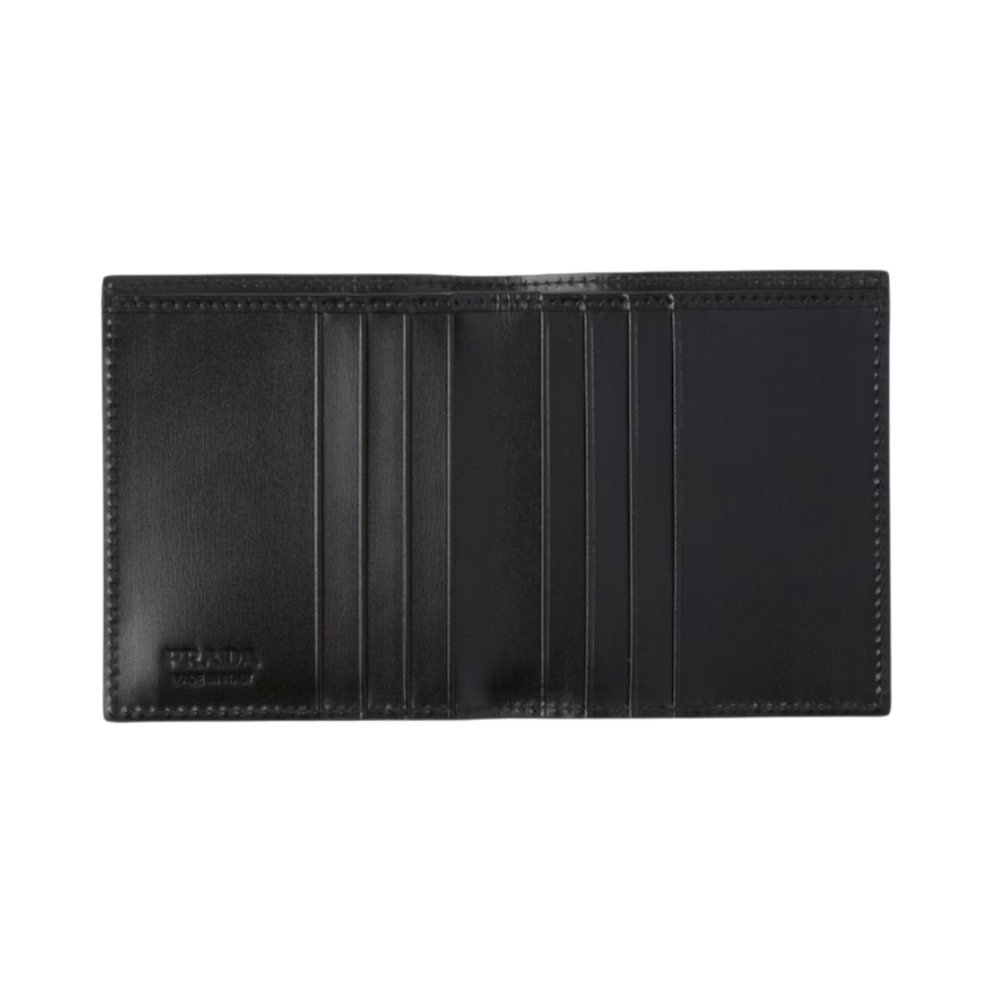 프라다 레더 월렛 블랙(Prada Leather Wallet Black) - 2