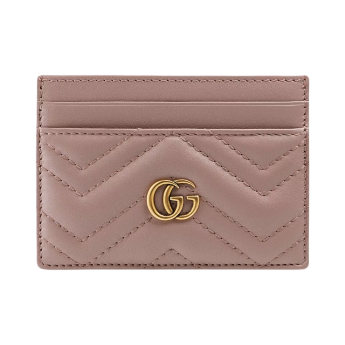구찌 GG 마몽 카드 케이스 더스티 핑크(Gucci GG Marmont Card Case Dusty Pink)
