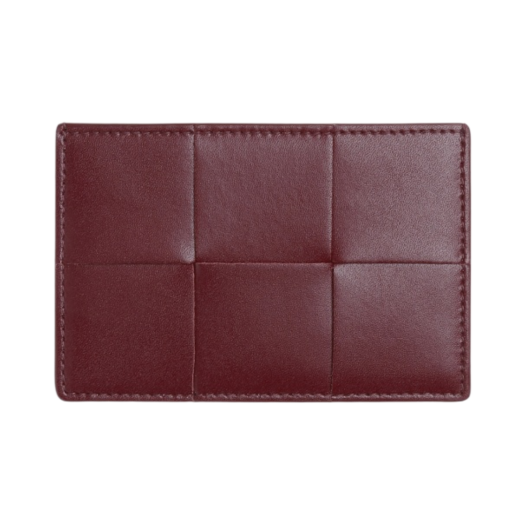 Bottega Veneta Credit Card Case Calfskin Barolo