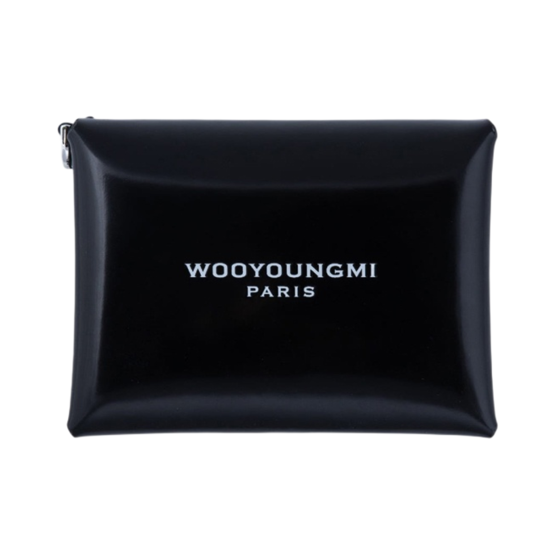 W231SL04618B Wooyoungmi Chain Card Case Black - 23SS