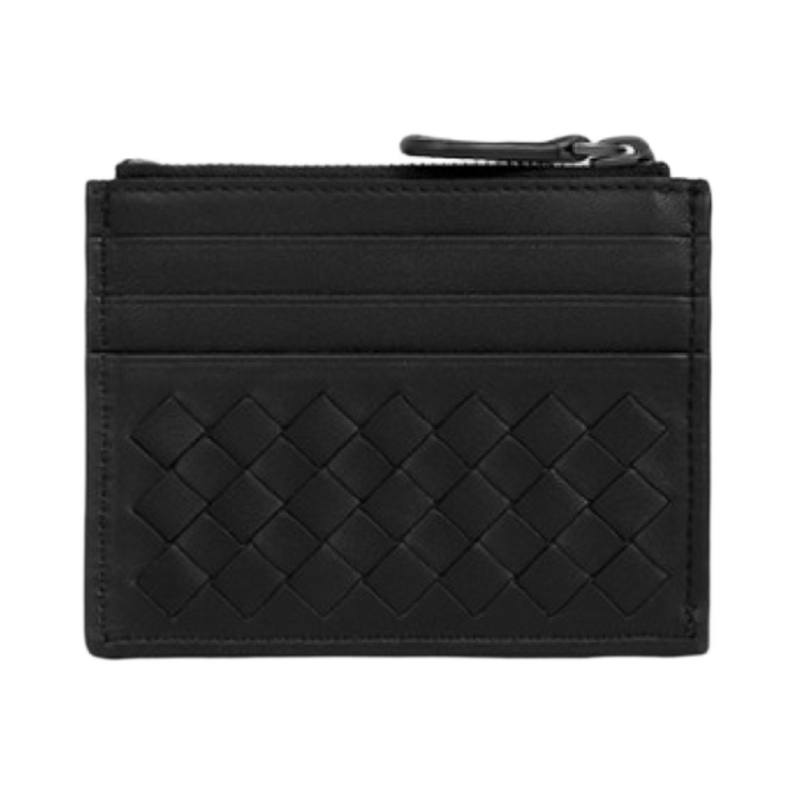 보테가 베네타 지퍼 카드 케이스 블랙(Bottega Veneta Zipped Card Case Black)