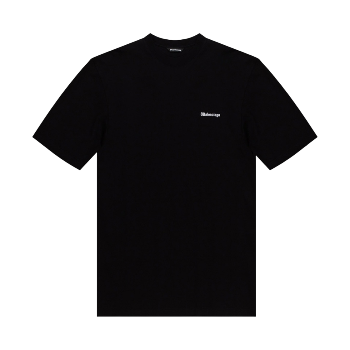 발렌시아가 BB 로고 티셔츠 블랙