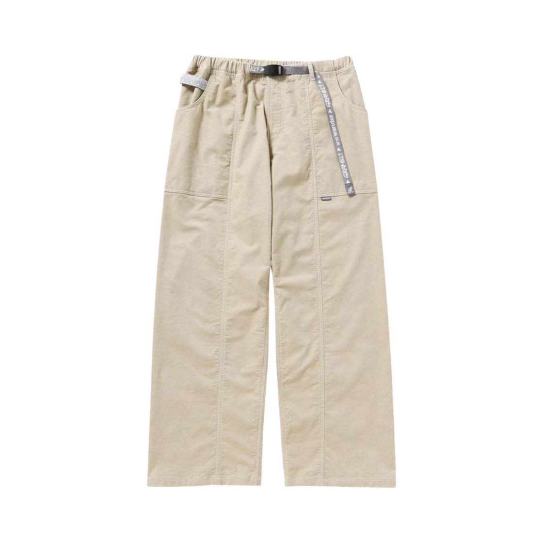 - And Wander x Gramicci JQ Tape Corduroy Gadget Pants Beige