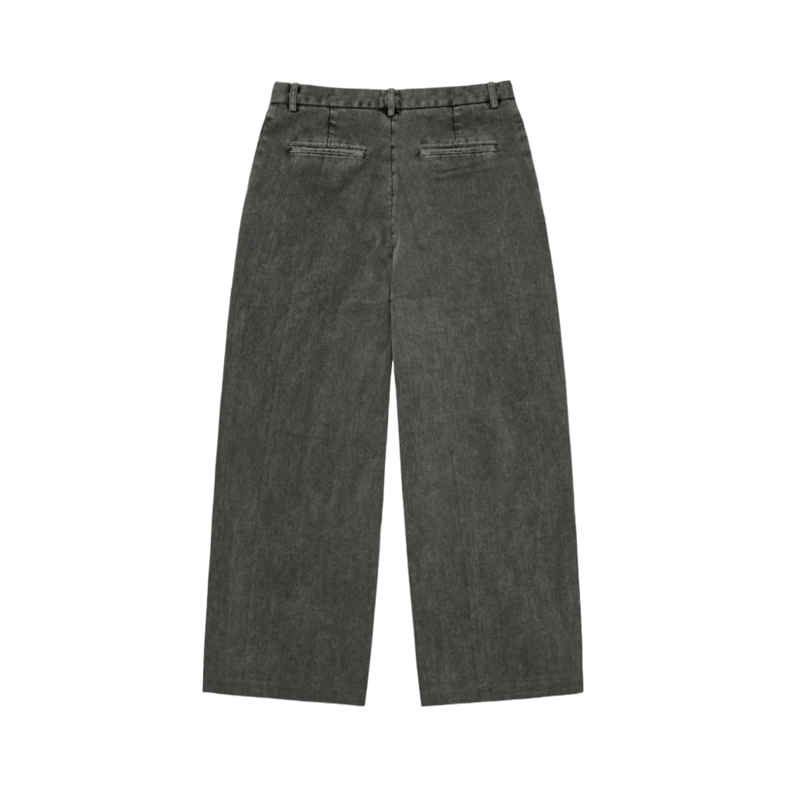 해칭룸 레귤러 트라우저 벨벳 데님 그레이(Hatchingroom Regular Trouser Velvet Denim Grey) - 2