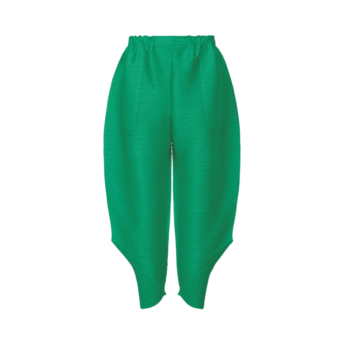 (W) 플리츠 플리즈 이세이 미야케 MC 메이 테이퍼드 팬츠 그린((W) Pleats Please Issey Miyake MC May Tapered Pants Green) - 1