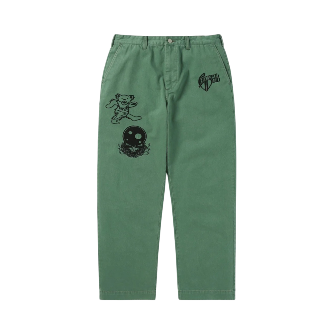 디스이즈네버댓 x 그레이트풀 데드 아이코노그래피 워크 팬츠 모스(Thisisneverthat x Grateful Dead Iconography Work Pants Moss) - 1