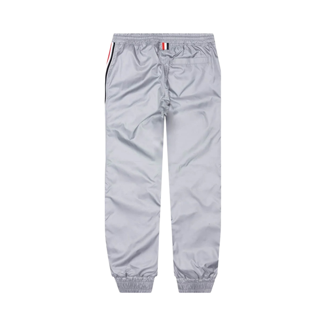 MJQ070A-03215-055 Thom Browne Ripstop with RWB Stripe Track Pants Light Grey - #2