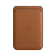 Apple iPhone Leather Wallet with MagSafe Saddle Brown