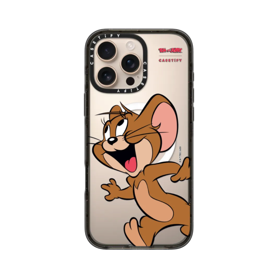 케이스티파이 x 톰과 제리 아이폰 제리 캐릭터 맥세이프 임팩트 케이스 블랙(Casetify x Tom & Jerry iPhone Jerry Character Magsafe Impact Case Black) - 4