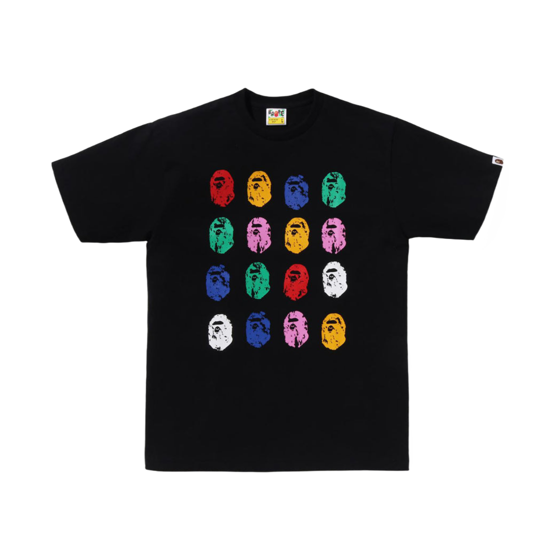 - BAPE A Bathing Ape 32nd Anniversary Ape Head T-Shirt Black