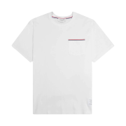 Thom Browne Oversized Short Sleeve Pocket T-Shirt White