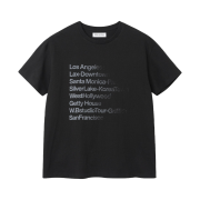 Millo Archive Faded Los Angeles T-Shirts Black