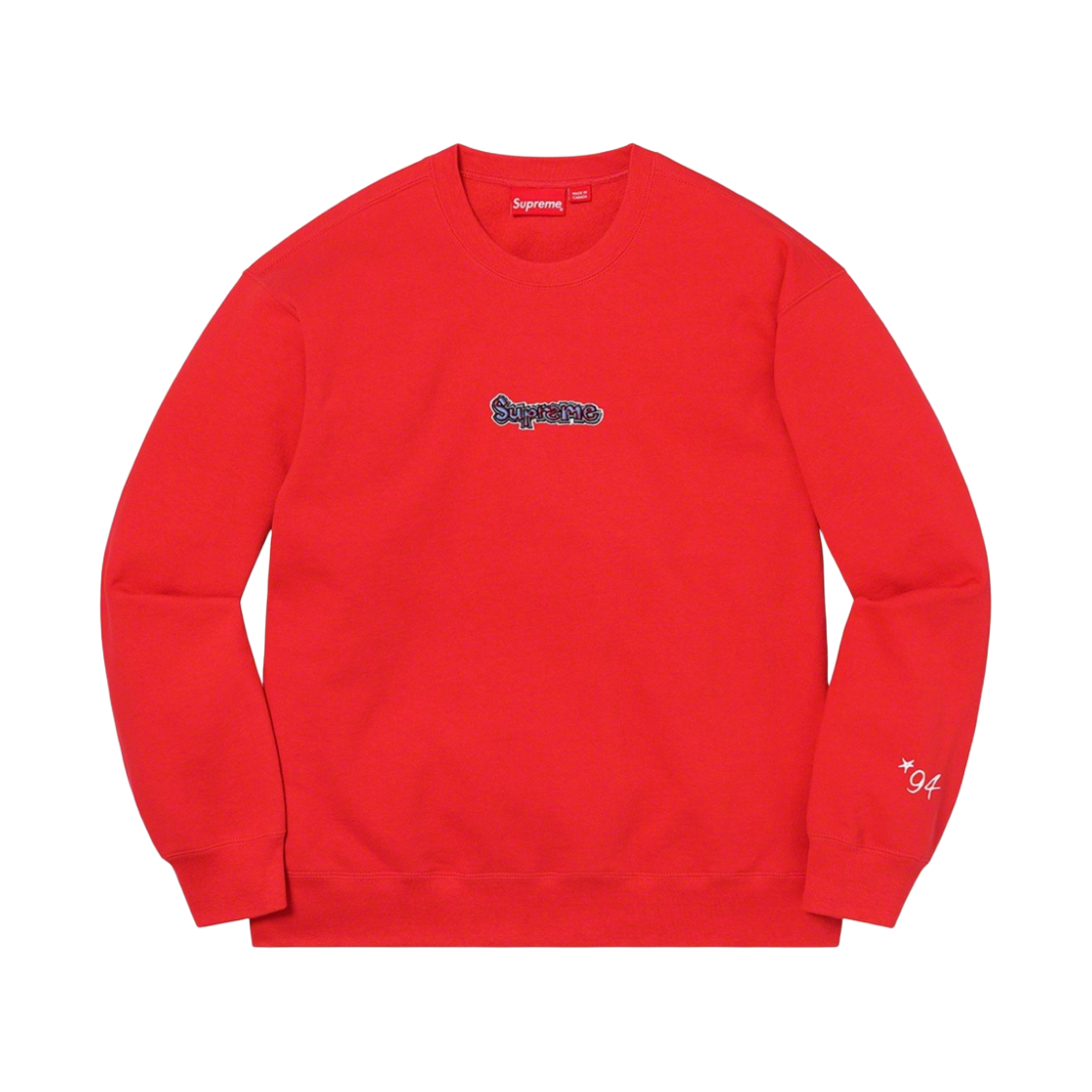 - Supreme Gonz Logo Crewneck Burnt Red - 21SS - 대표 이미지 #1