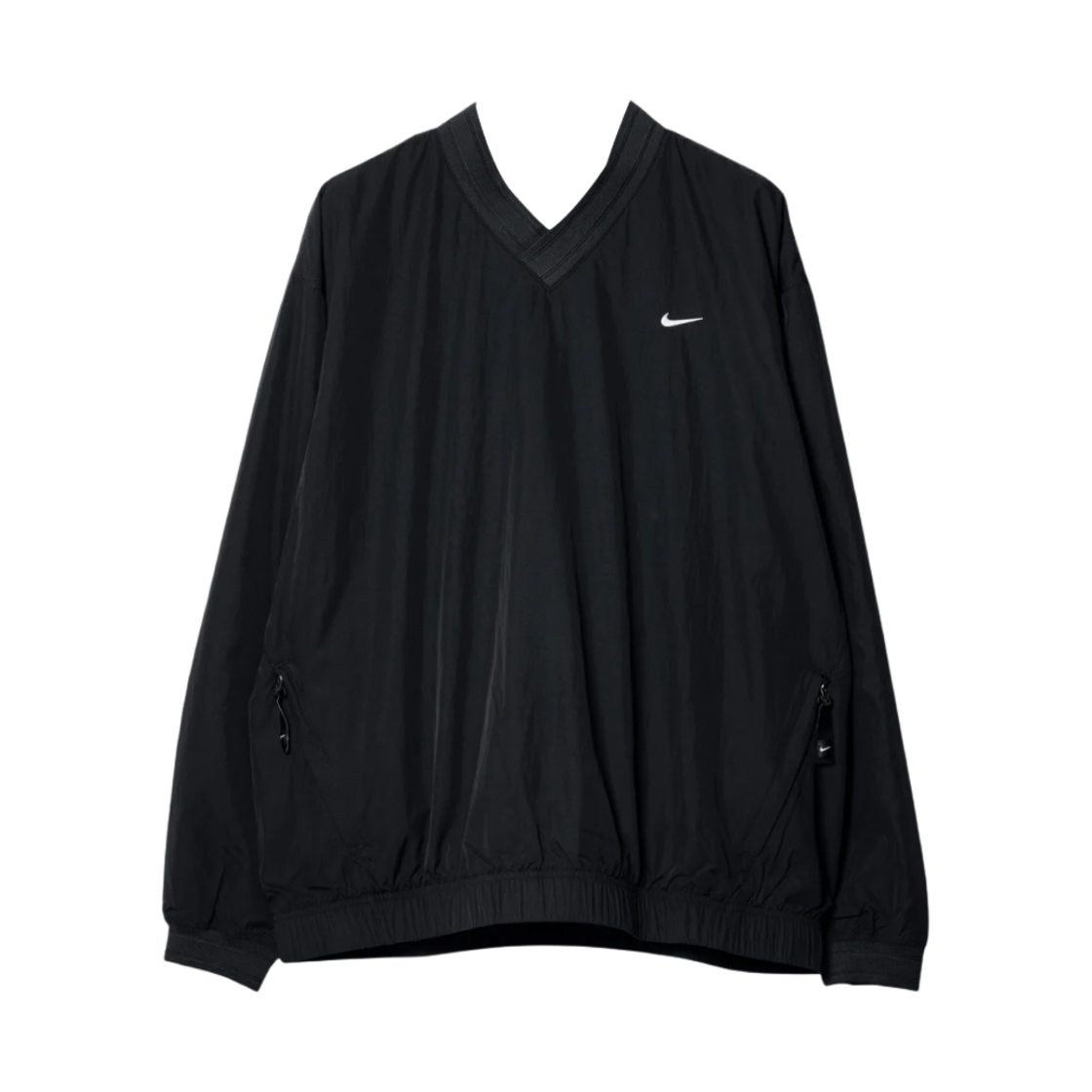 나이키 솔로 스우시 윈드셔츠 블랙 화이트 - US/EU | Nike | KREAM