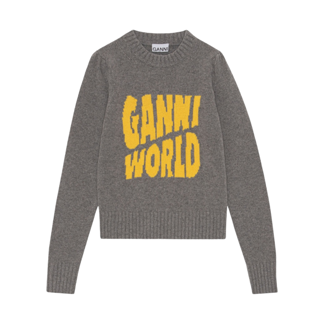 (W) 가니 그래픽 풀오버 하이 라이즈