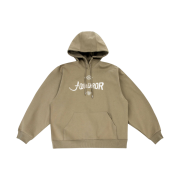 Ader Error Verif Logo Hoodie Beige