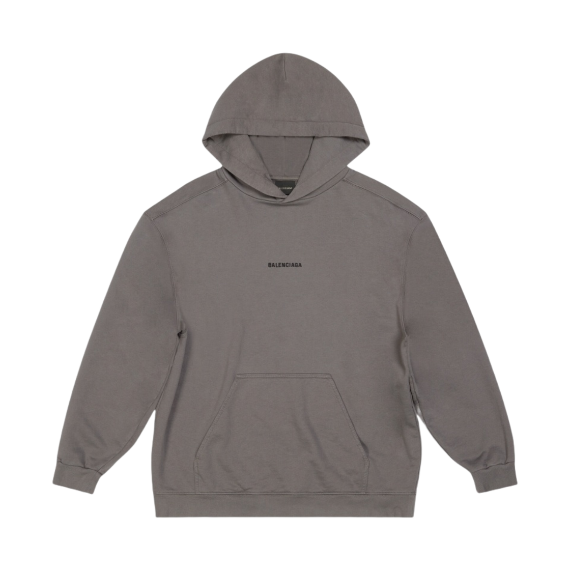 발렌시아가 백 후드 미디움 핏 그레이(Balenciaga Back Hoodie Medium Fit Grey) - 1