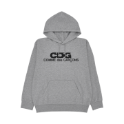 CDG Hooded Sweatshirt Grey