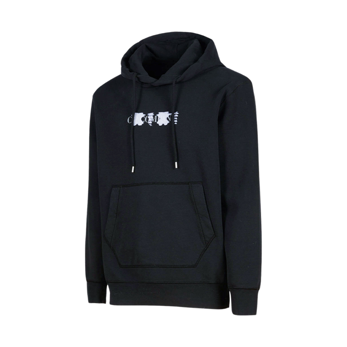 C.P. 컴퍼니 30/1 브러쉬드 플리스 로고 후드 블랙 - 23FW(C.P. Company 30/1 Brushed Fleece Logo Hoodie Black - 23FW) - 2