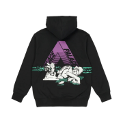 Palace Fallen City Hood Black - 22SS