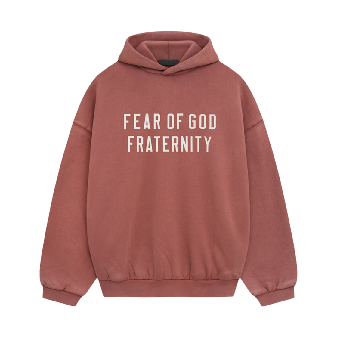 에센셜 헤비 플리스 후드 크림슨 - 24FW(Essentials Heavy Fleece Hoodie Crimson - 24FW) - 1