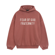 Essentials Heavy Fleece Hoodie Crimson - 24FW