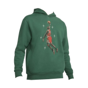 Jordan Essential Graphic Fleece Hoodie Noble Green - Asia