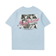NewJeans Get Up Short Sleeve T-Shirt Blue