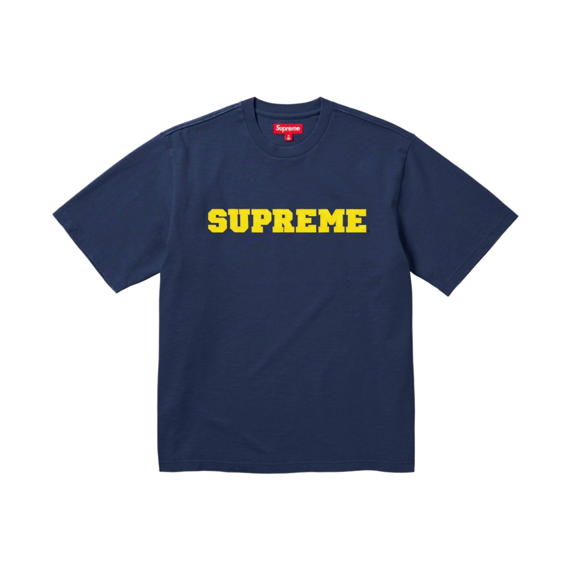 슈프림 컬리지에이트 숏슬리브 탑 네이비 - 23FW