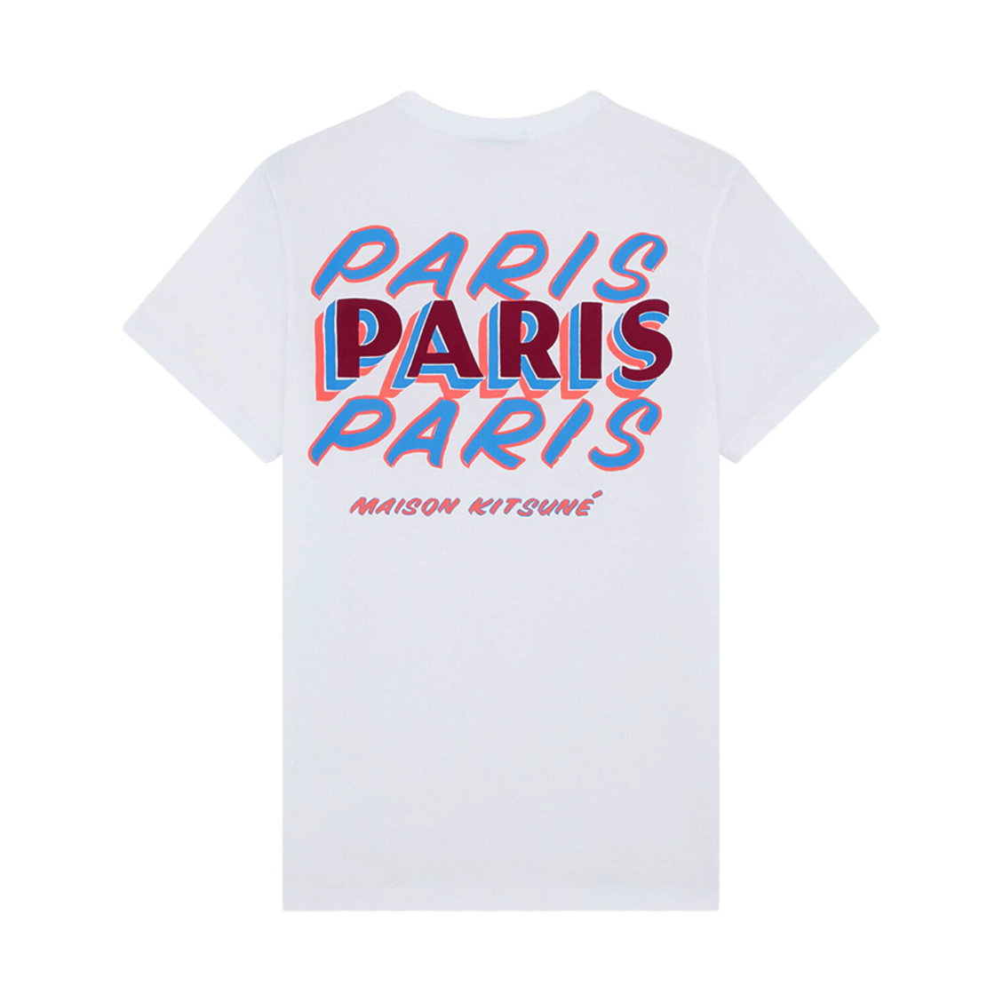 메종 키츠네 티셔츠 벤 클레베이 화이트(Maison Kitsune T-Shirt Ben Klevay White) - 2
