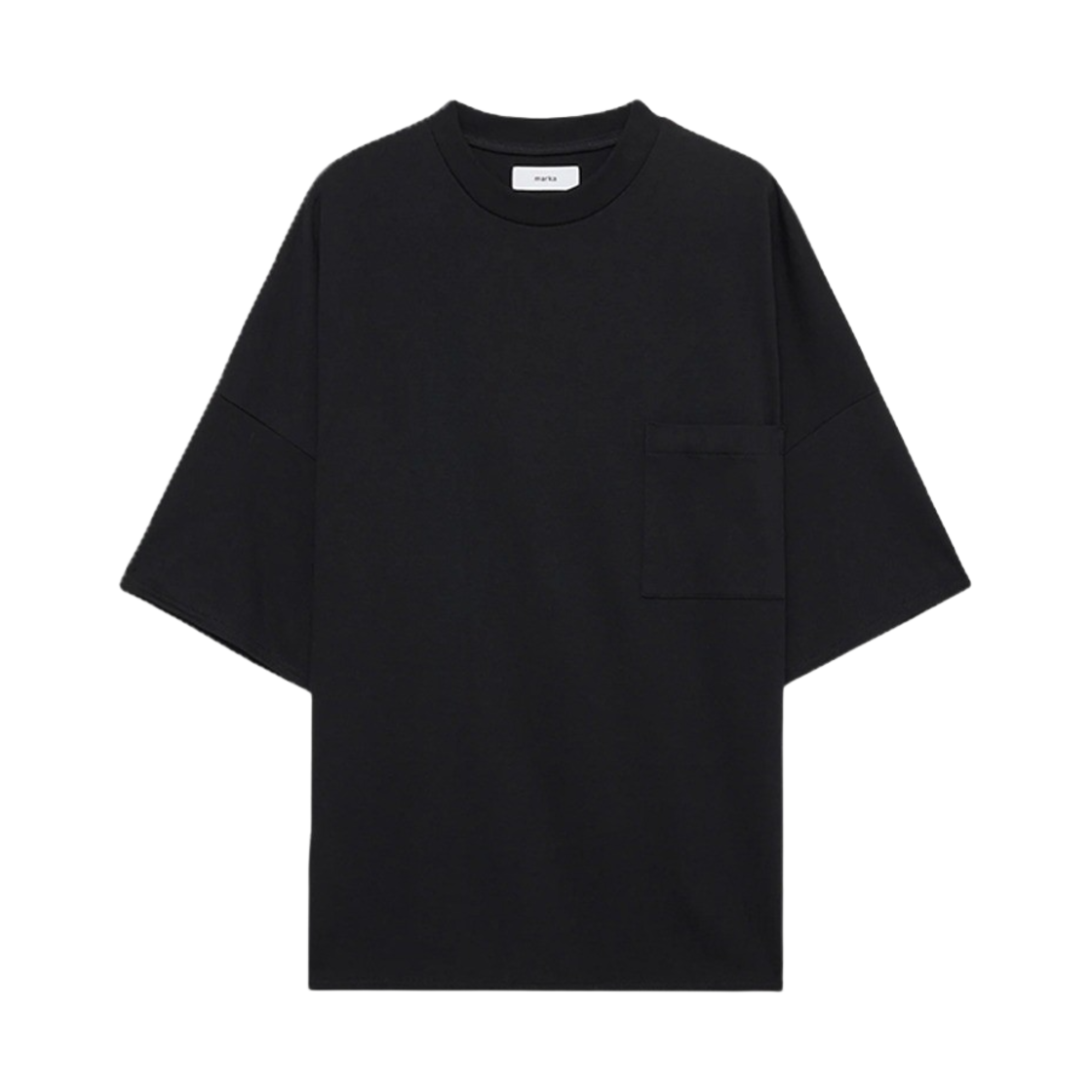 마카 포켓 티 블랙(Marka Pocket Tee Black)