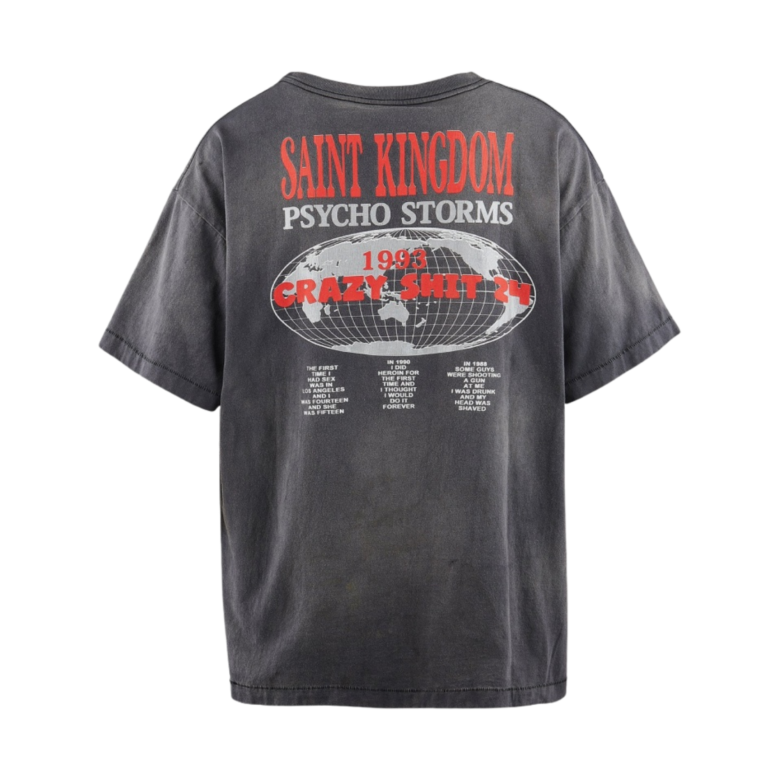 세인트 마이클 x 라스트맨 세인트 킹덤 숏슬리브 티셔츠 블랙 - 24SS(Saint Mxxxxxx x Lastman Saint Kingdom S/S T-Shirt Black - 24SS) - 2