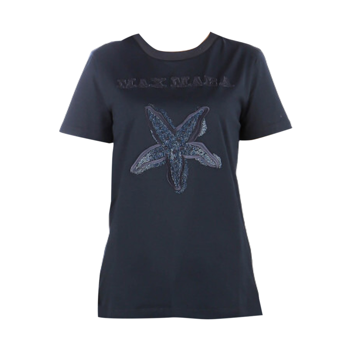 ELGAR-007 (W) Max Mara Elgar T-Shirt Navy