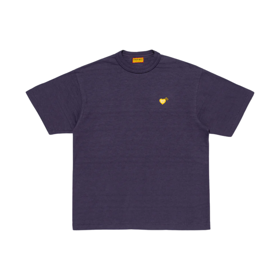 HM29CS040 Human Made Heart Badge T-Shirt Navy