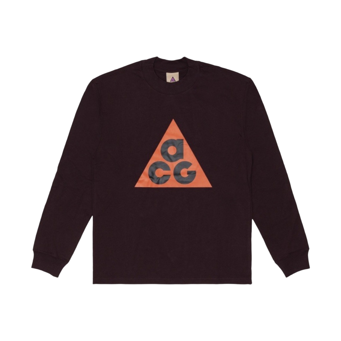 나이키 ACG 롱슬리브 로고 티셔츠 딥 버건디 - 아시아(Nike NRG ACG Long Sleeve Logo T-Shirt Deep Burgundy - Asia) - 1